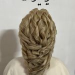 مهدیه حیدرزاده شنیون کار تخصصی عروس