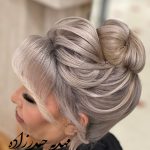 مهدیه حیدرزاده شنیون کار تخصصی عروس